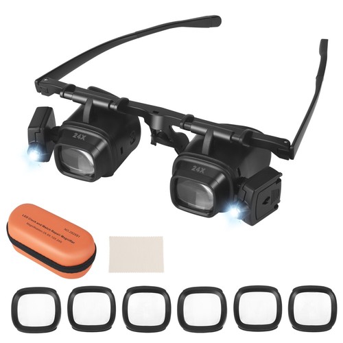 Lupenbrille mit licht 6x - mit,