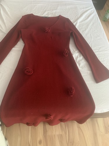 Shein damen maxikleid midi rot - maxikleid,