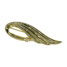 Vintage Brosche - Goldfarben -