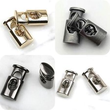 2 Kordelstopper Metall Kordel