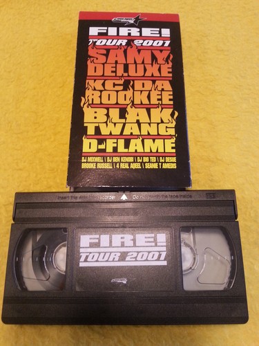 Fire tour 2001 vhs samy - tour,
