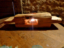 Windlicht Unikat aus altem Holzbalken Holz Skulptur Altholz Alt 48 cm Rustikal