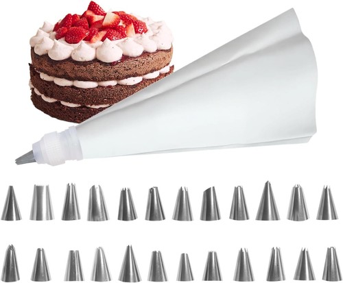 Spritzbeutel set mit - set, edelstahl