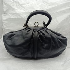 Zac Posen  | Leder Handtasche in Schwarz 