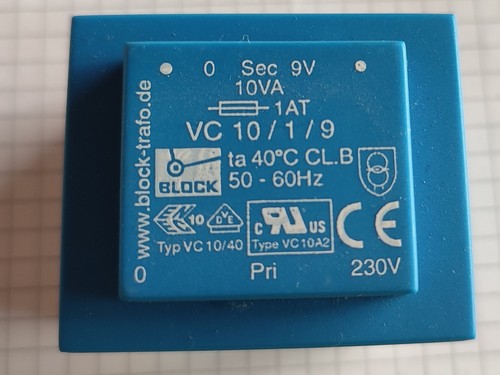 Printtrafo 230v 9v - vc,