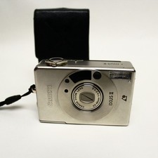 Canon IXUS II (ELPH 2) Silber – APS Filmkamera 23–46mm 1:4.2–5.6 – Tasche