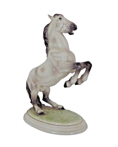 Springendes pferd keramik - pferd,