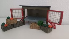 Schleich Hasenstall mit Futter