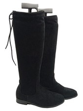 Damen Overknee Stiefel Schwarz