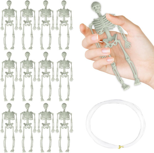 Stück mini skelettfiguren - 12,