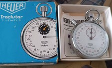 Set   Heuer Trackmate Stoppuhr und Hanhart  Stoppuhr  Motorsport   Oldtimer