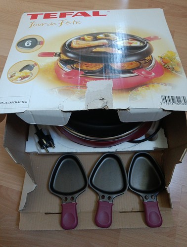 Tefal raclette grill mit - tefal,