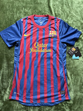 FC BARCELONA MESSI HOME 2011 2012 PLAYER MATCH ISSUE SHIRT JERSEY 419876-468