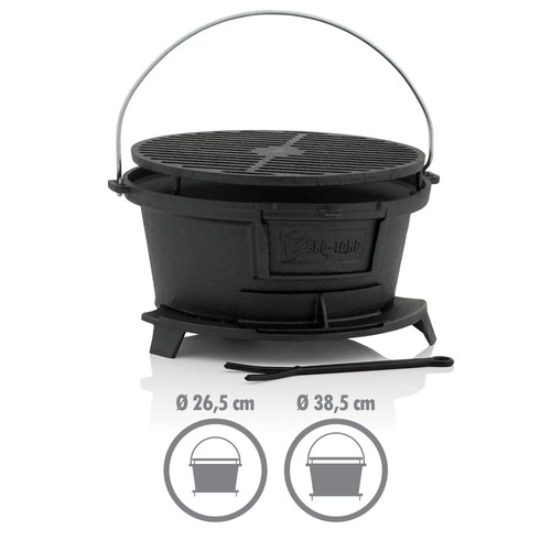Bbq toro gusseisen grilltopf - bbq-toro,