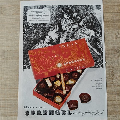 Sprengel india 1965 vintage - sprengel,