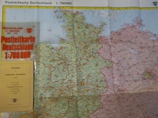 Postleitkarte Deutschland