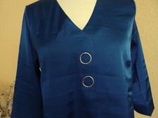 creation L Satin-Schlupfbluse