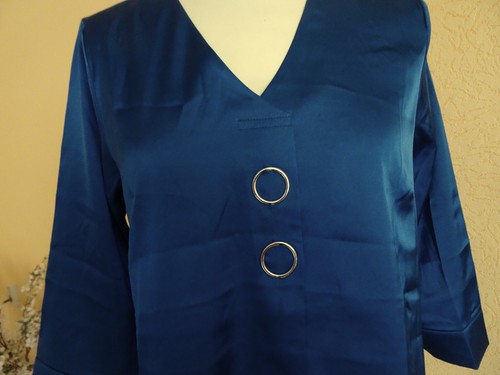 Creation satin schlupfbluse - l, satin-schlupfbluse