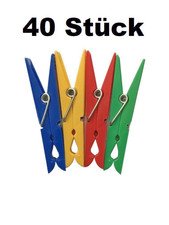 40 x Wäscheklammern stabil 7
