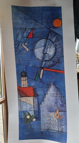 Lithographie rudolf mirer - lithographie,