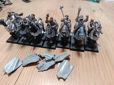 Warhammer Fantasy 7x Weiße Wölfe des Imperium mit Champion