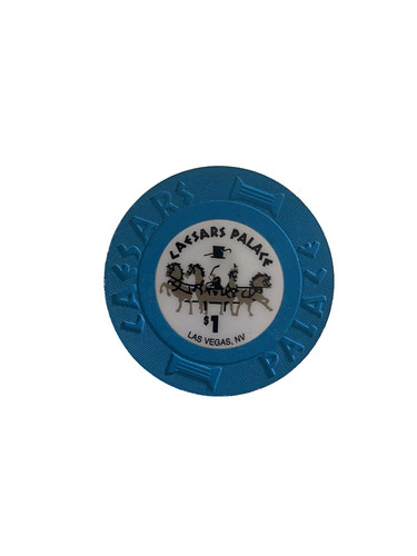 Caesars palace 1 poker chip - $1,