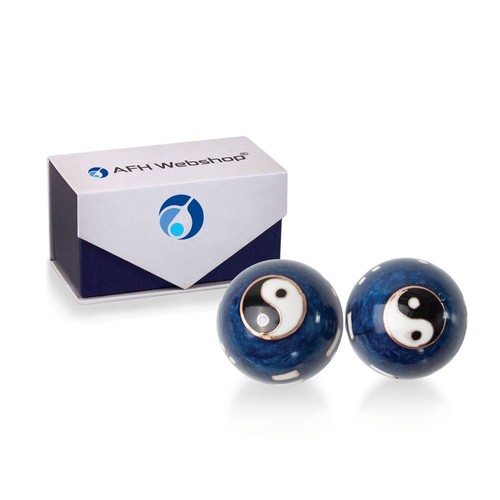Gong kugeln yin yang blau - |,