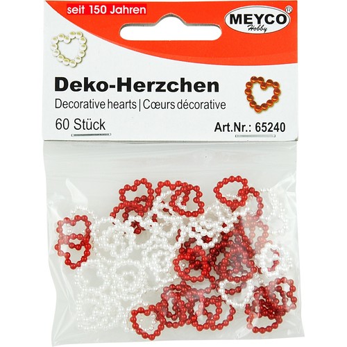 Deko perlenherzen kunststoff - deko-perlenherzen,