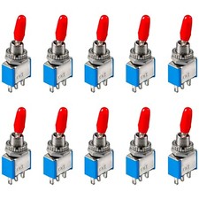 10x Miniatur Kippschalter