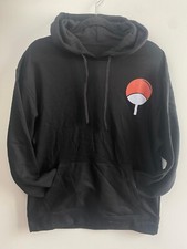 Naruto Uchiha Sasuke Clan Herren Hoodie Schwarz M / B + Zustand