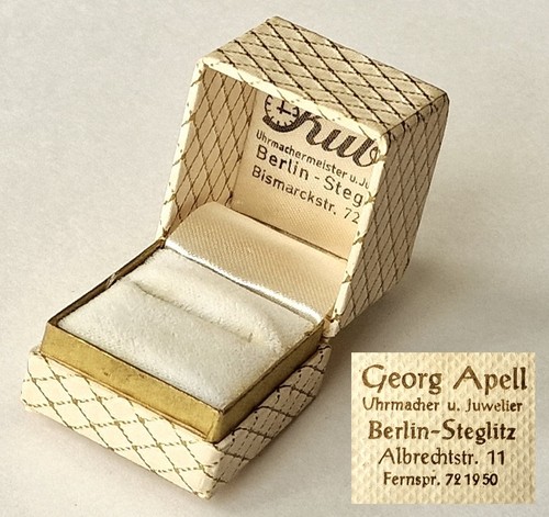 Alte juwelier schachtel - alte, schachtel/
