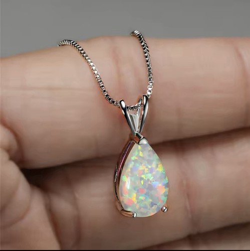 Weißer opal feuer träne - opal,