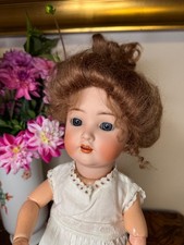 Schöne Antike Porzellan Brustblatkopf Puppe Simon Halbig 927 9X  52 см SELTEN