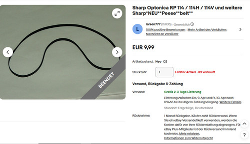 Sharp optonica 114 114h - sharp, /