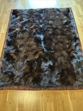 Fuchsdecke Patagonia dunkelbraun Rückseite: 100% Seide