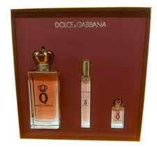 Dolce & Gabbana Q Eau de Parfum Set - 100 ml & EDP 10 ml & 5 ml Eau de Parfum