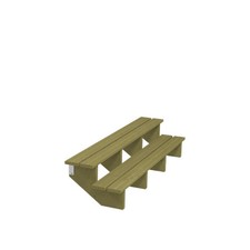 Terrassentreppe 2 Stufen 37 cm