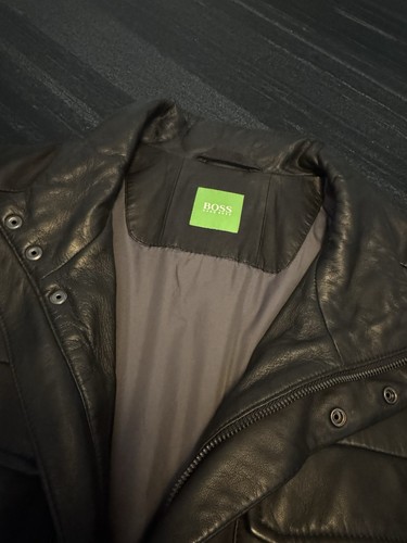 Hugo boss lederjacke - lederjacke, neu