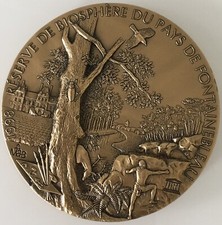 UNESCO-ATTACHE Medaille Bronze - 427 gr ,95mm , Monnaie De Paris.Sehr Selten RRR