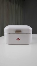 Wesco kleine Brotbox Box Metalldose weiß Aufbewahrungsdose