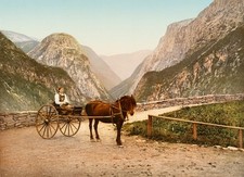 Norwegisches bauernmädchen - norwegisches, im