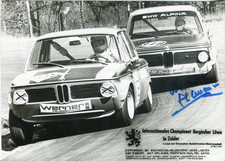 Walter Struckmann † Alpina BMW 2002 Zolder 1971 Altes Pressefoto ca.13x18