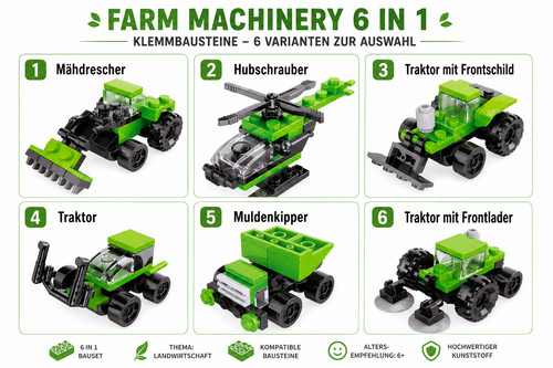 Farm machinery 1 - 6, in