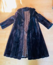 Nerzmantel, Saga Mink, schwarz