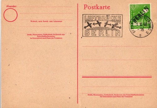 Berlin auf postkarte - berlin,