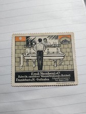 Werbemarke Reklamemarke Sternberg Sanitär Frankfurt