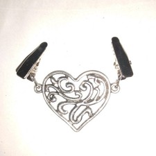 Schalclip Tuchclip Cardigan Clip  - Herz