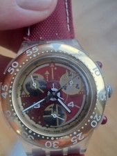Swatch AquaChrono Red Sun SEK 105