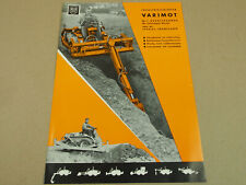 Prospekt Lanz Hela Varimot Industrieschlepper mit Allrad 14 PS  70er Jahre