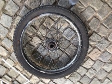 Altes Vorderrad vom Motorrad